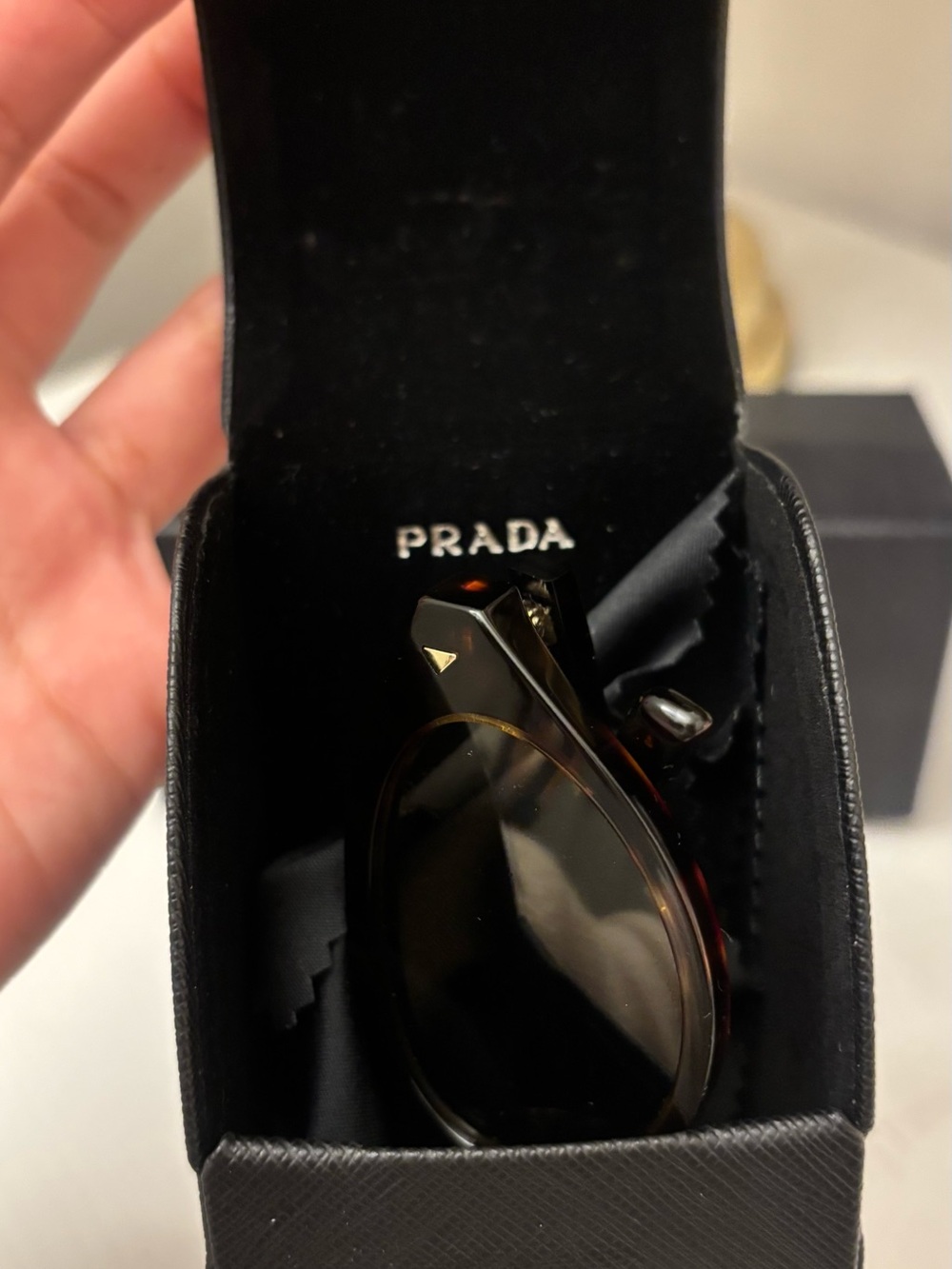 Prada Tortoiseshell Sunglasses with Light Brown Lenses - Picture 4 of 7